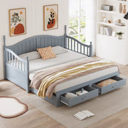 DIVANO LETTO Estraibile 90/180x190 cm Legno Grigio