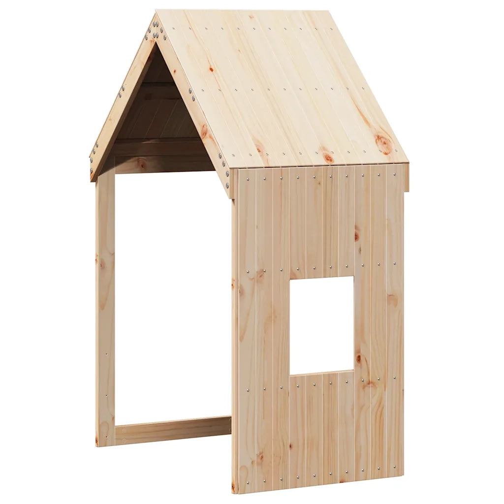 Tetto per Letto Bambini 60x89x134,5cm in Legno Massello di Pino CFW8798777