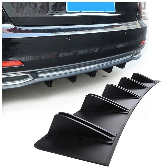 Diffusore Bumper - Migliora Aerodinamica - Kit per Auto - Universale - 4 Pezzi - Materiale ABS - Facile da Montare - Spoiler