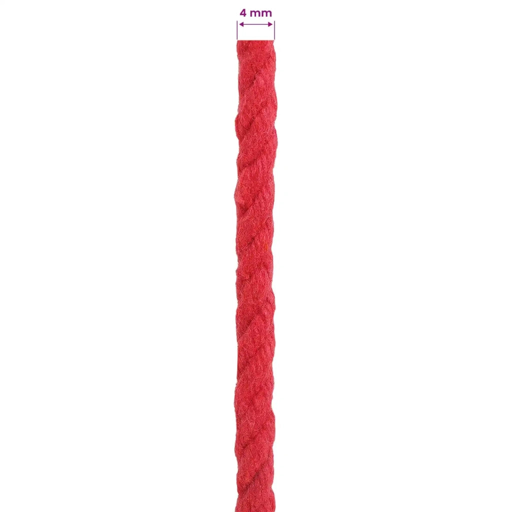 Corda Rosso 0,4 x 0,4 x 5000 cm Cotone 42011893