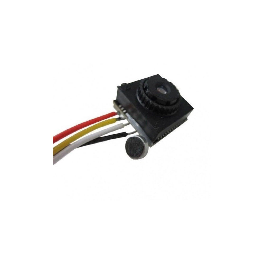 Trade Shop - Cimice Mini Micro Telecamera Camera 3mpx Spia Spy Colori Audio Video Microfono -