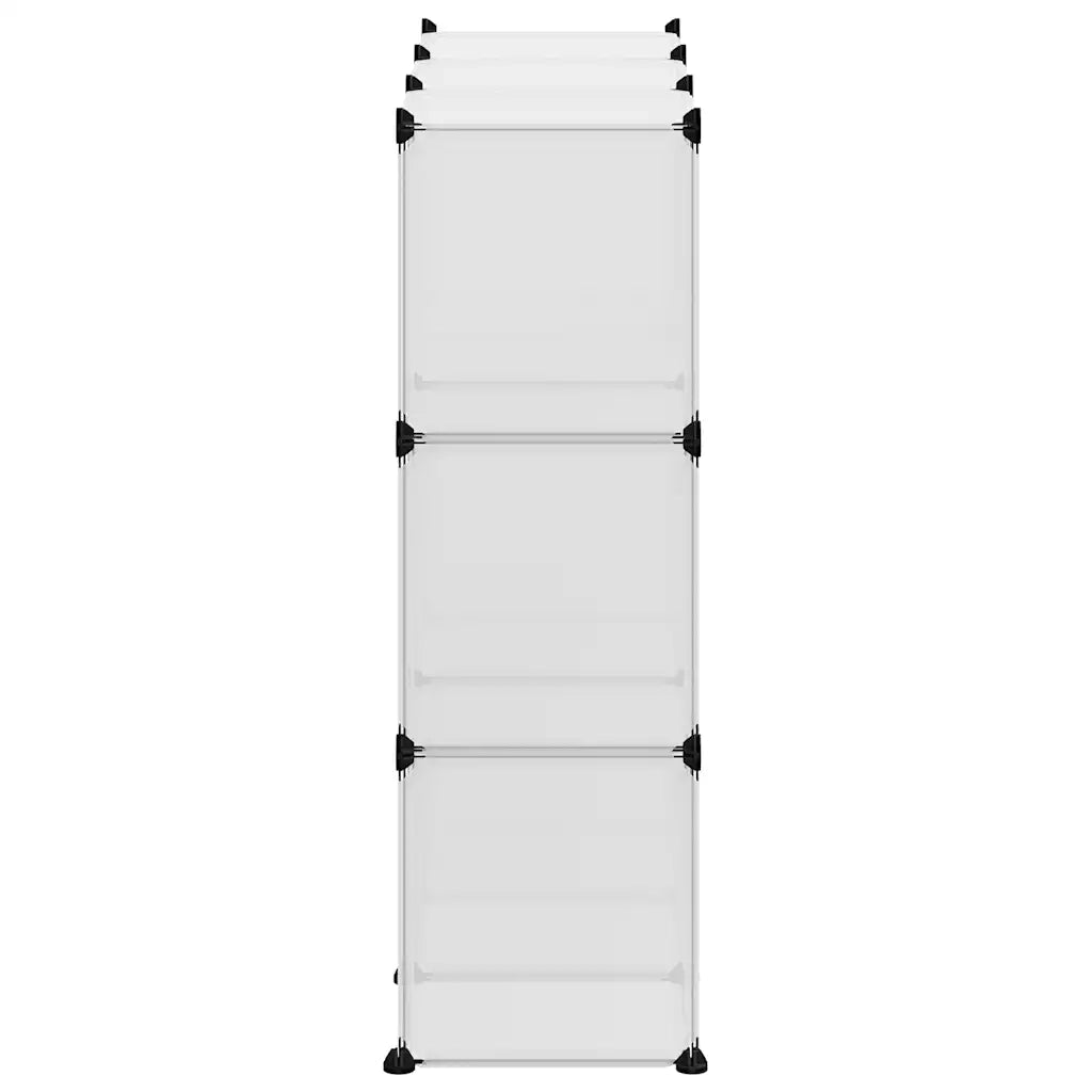 Contenitore a Cubo con 9 Cubi e Ante Trasparente PP CFW9050333