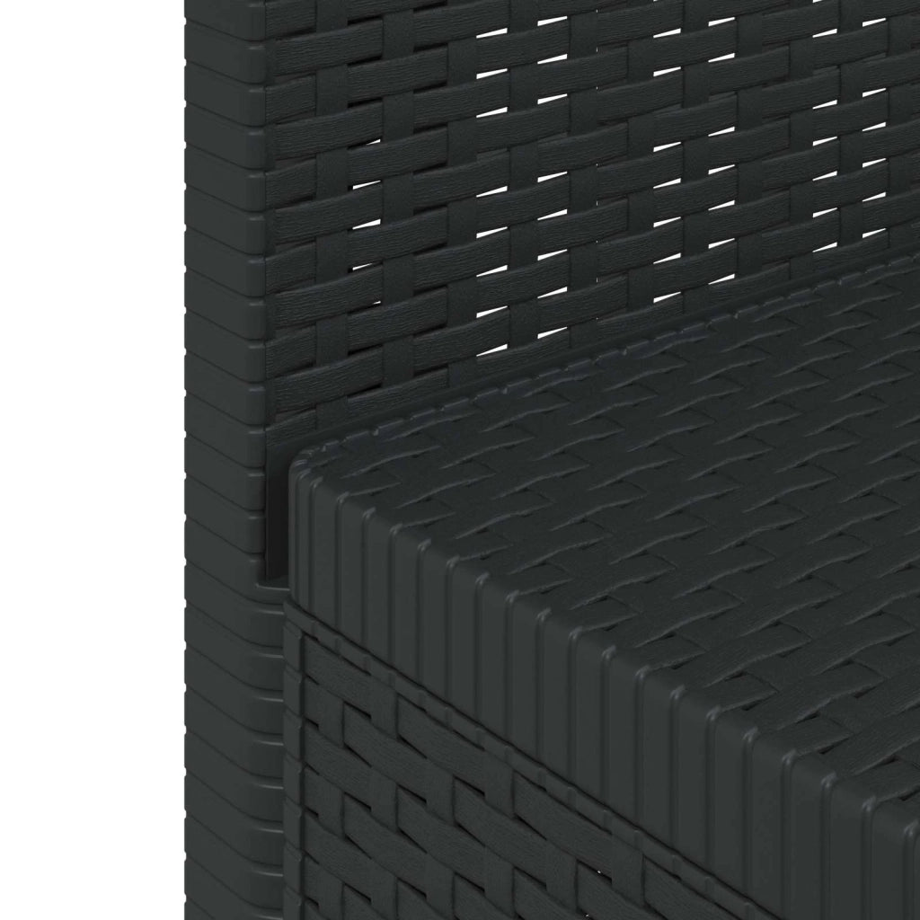 Divano da esterno-Divano da Giardino a 1 Posto con Cuscino Aspetto Rattan PP 223911