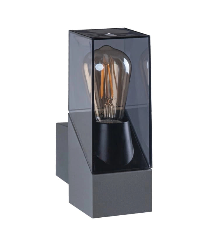 Applique esterna Kanlux LAVEN EL 25cm grafite IP44 E27
