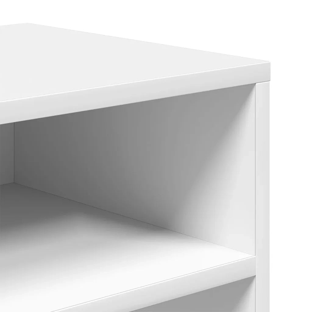 Libreria Bianca 66x31x80 cm in Legno Multistrato 860292