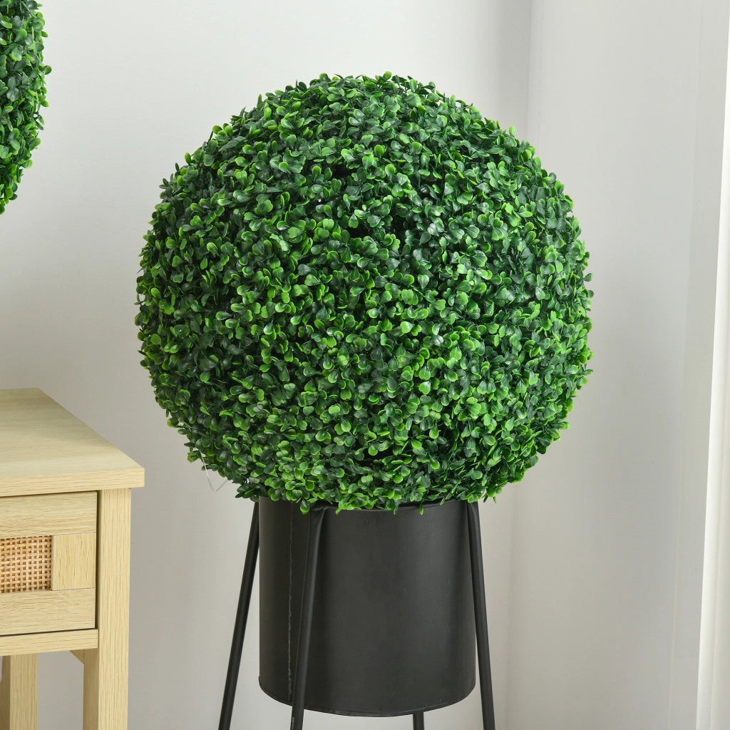 Set 2 Piante Finte Sfera Bosso ¨C Minimal ¨C Verde ?40cm