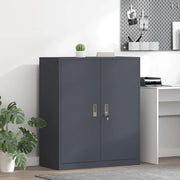 Armadio Antracite 90 x 40 x 105 cm Acciaio