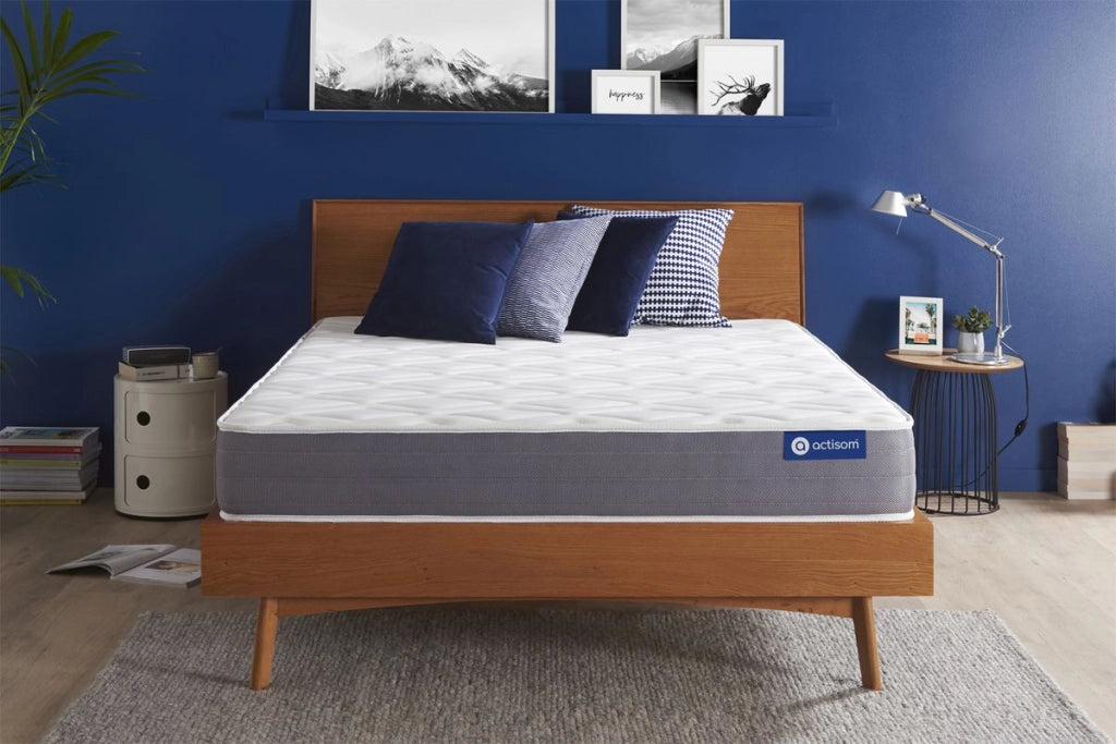Materasso Actiflex dream 130x210cm - Spessore : 22cm - Molle insacchettate e memory foam - Moderatamente rigido