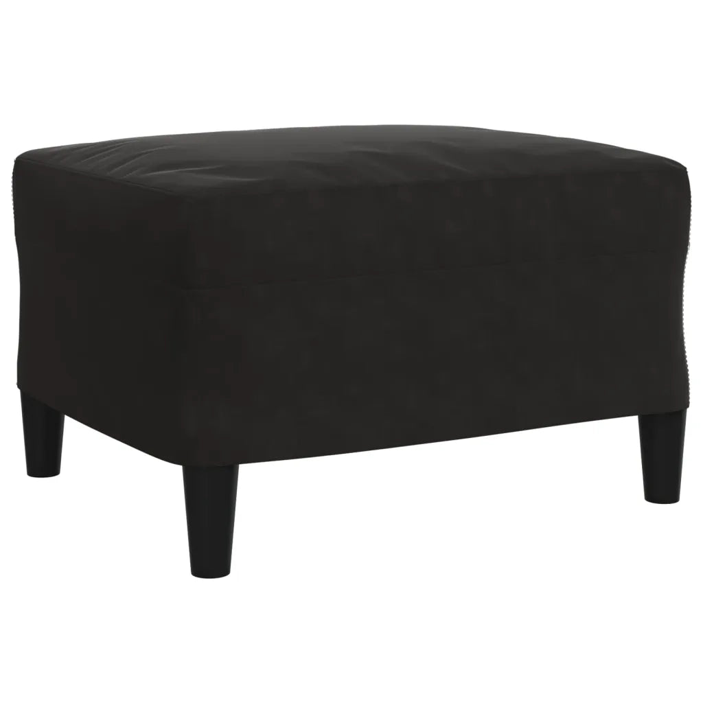 Set di Divani 4 pz con Cuscini Nero in Velluto 3278366