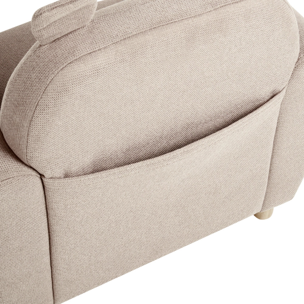 Sedia in tessuto Tortora con braccioli per bambini Design moderno