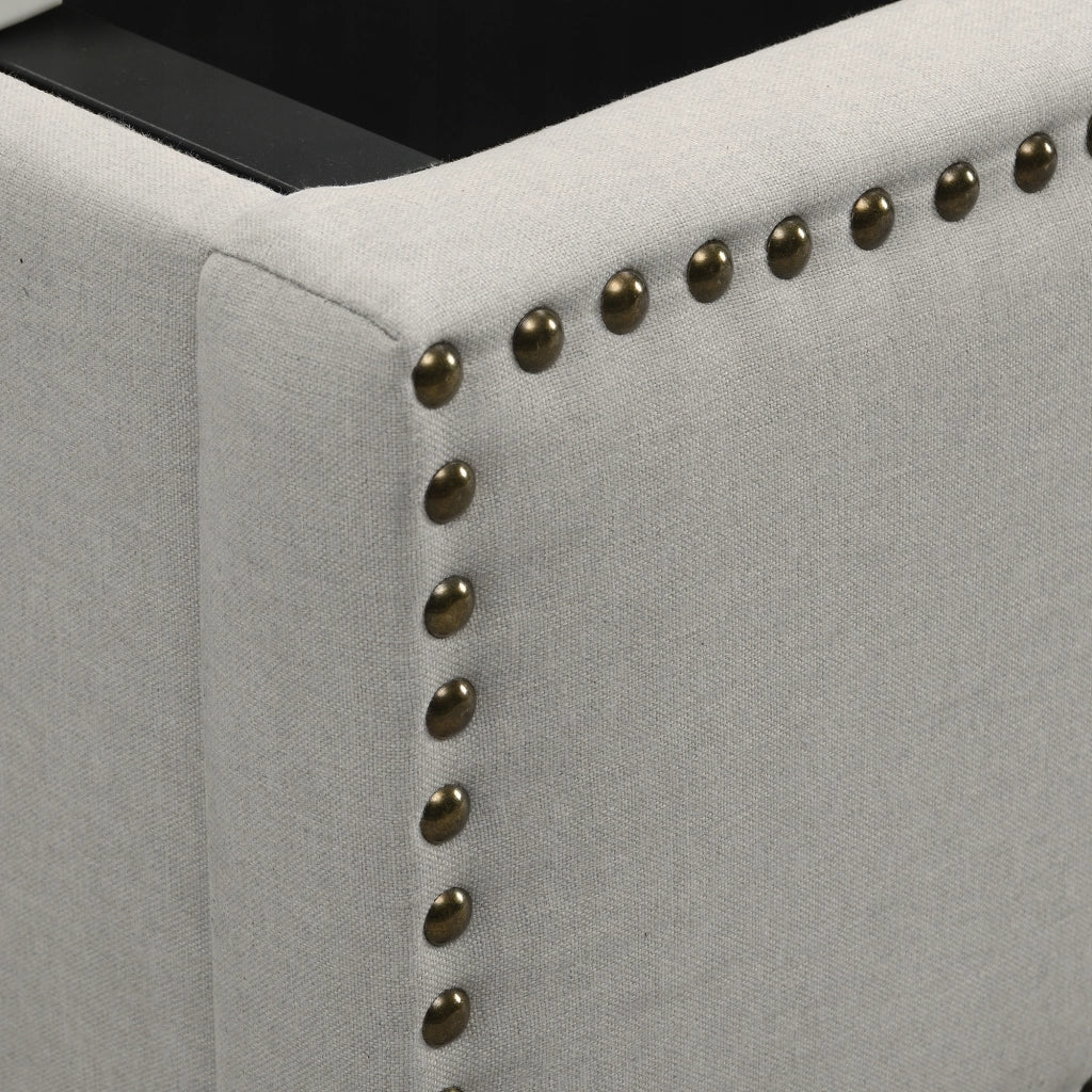 Letto imbottito con idraulica - Xylo - 180x200 - Grigio