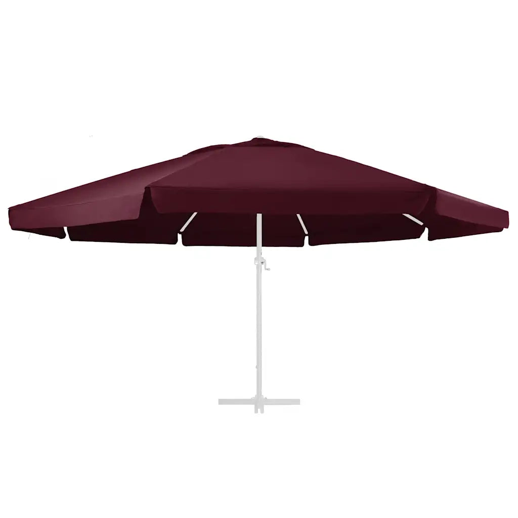 Telo di Ricambio per Ombrellone Rosso Bordò 610 cm 312550