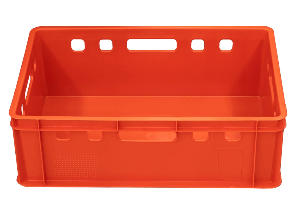 Contenitore per carne in plastica KADAX Euro E2, robusto, certificato, 40L
