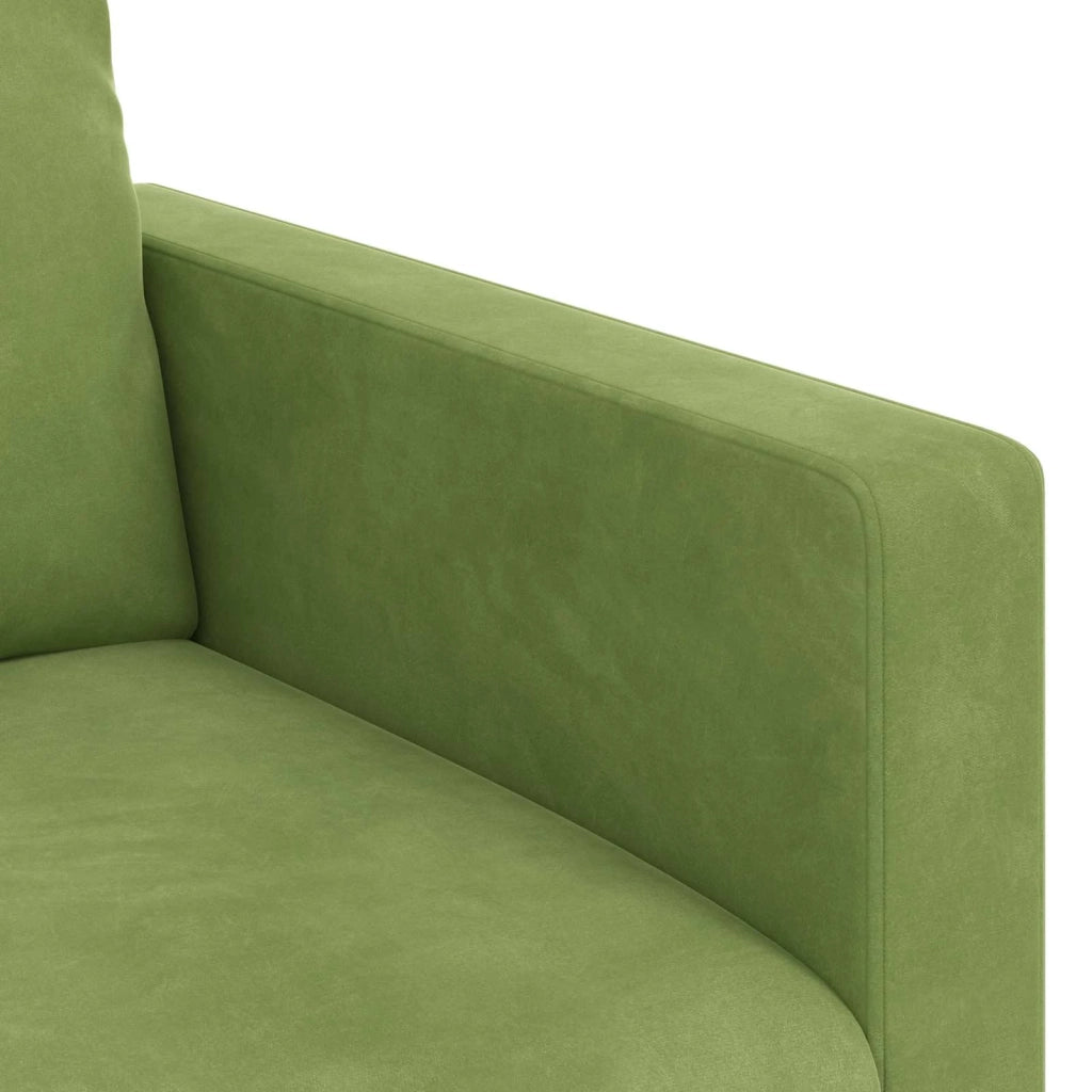 Divano Verde chiaro 138 x 78 x 80 cm Velluto 42024416