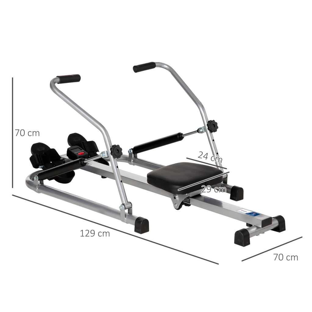 Rameur Pieghevole ¨C Zephmum ¨C Acciaio, Grigio, Multifunzione