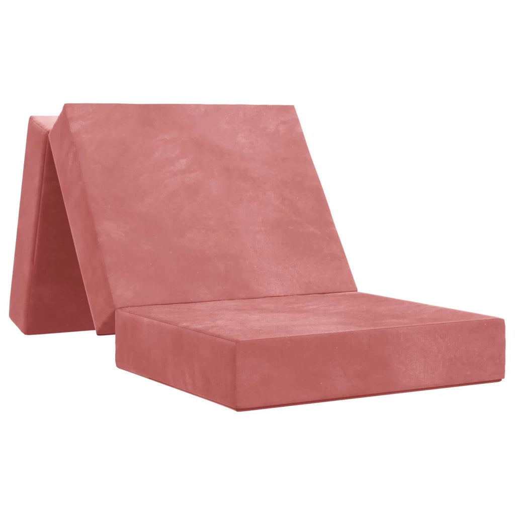 Divano Letto Pieghevole 75 x 63 x 45 cm Rosa 900146