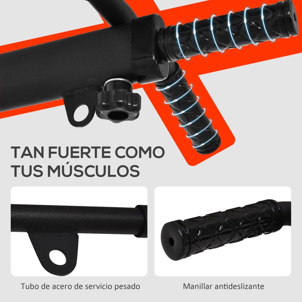 Barra per Trazioni 2 in 1 ¨C Minimal ¨C Nero