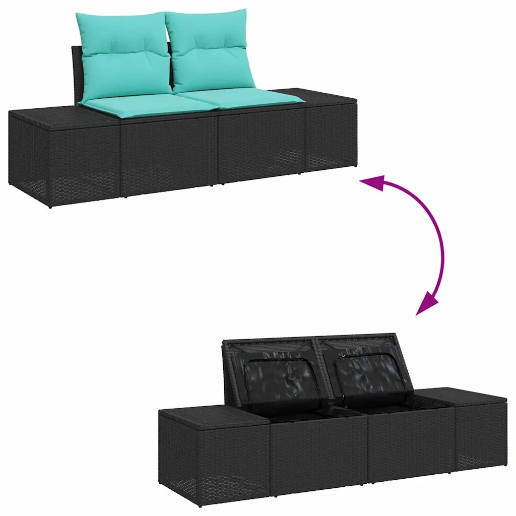 Set di divani 4 pz polyrattan 3360687