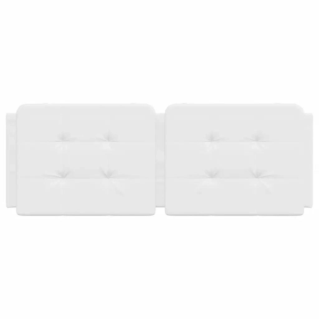 Cuscino Testiera Zadar Bianco 140 cm in Similpelle 374860