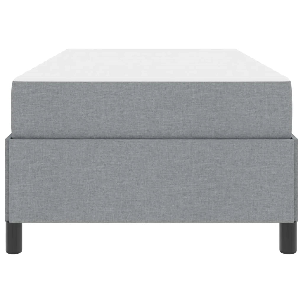 Letto a molle Grigio chiaro 80 x 200 cm Tessuto 3398815