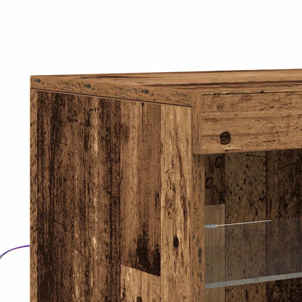 Credenza | Madia LED Legno vecchio 60,5 x 37 x 100 cm Legno multistrato