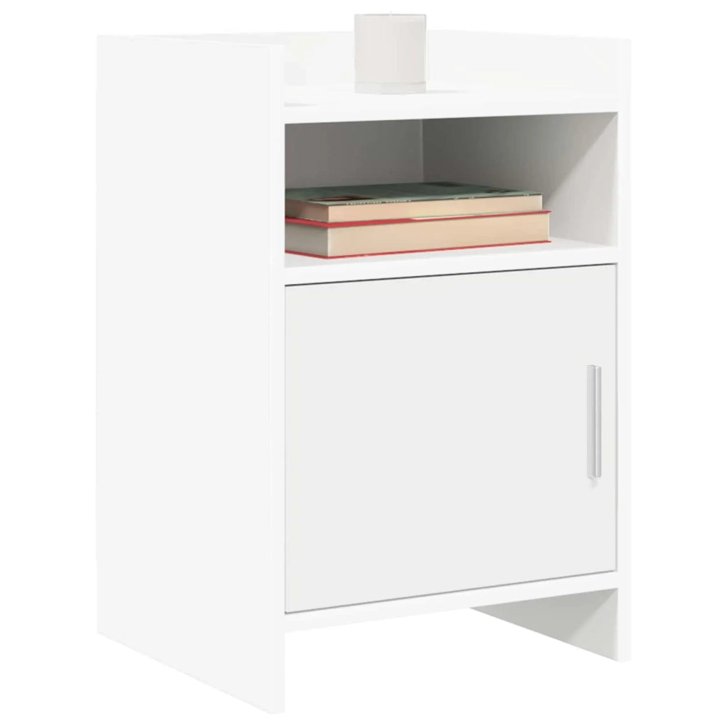 Comodini 2 pcs Bianco 40 x 36 x 60 cm Legno ingegnerizzato 8011036
