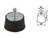 Antivibranti speciali tronco conico - 60688