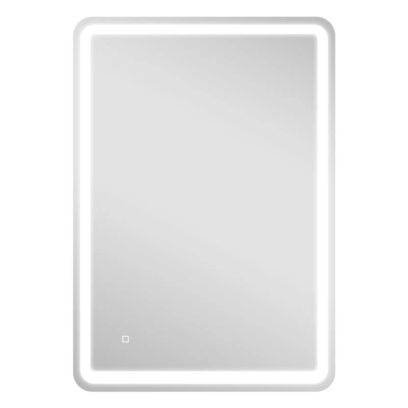 SPECCHIO BAGNO CON INTERRUTTORE TOUCH, LUCE LED A 3 TEMPERATURE E ANTIAPPANNAMENTO, 70X100CM