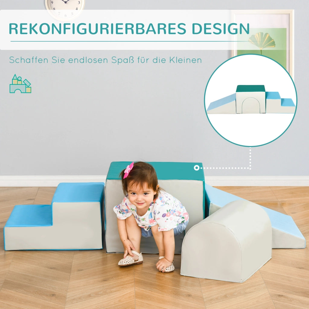 Blocchi da costruzione in schiuma morbida per bambini ¨C Minimal ¨C grigio chiaro