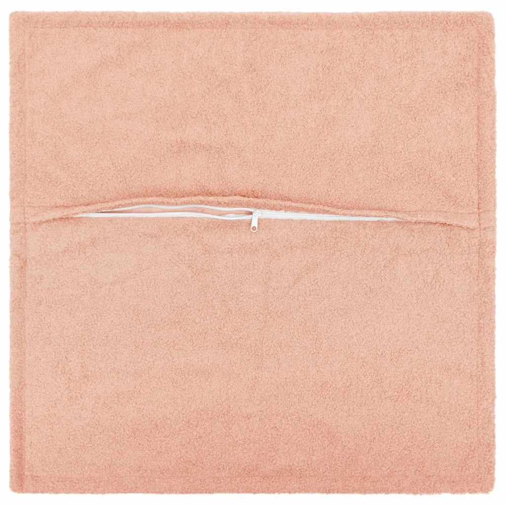Federa 6 pcs HOUTEN Rosa 30 x 30 cm Bouclé 915854