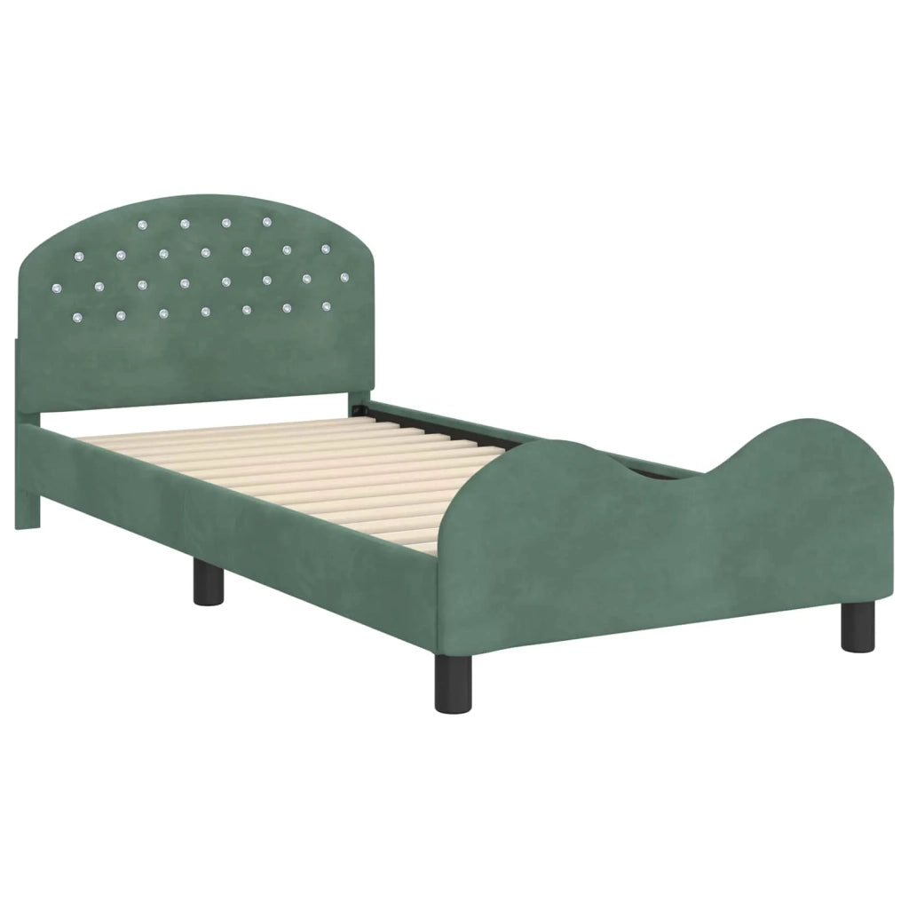 Struttura letto bambini con testata-Giroletto per bambini Verde Mare 80 x 200 cm 900532
