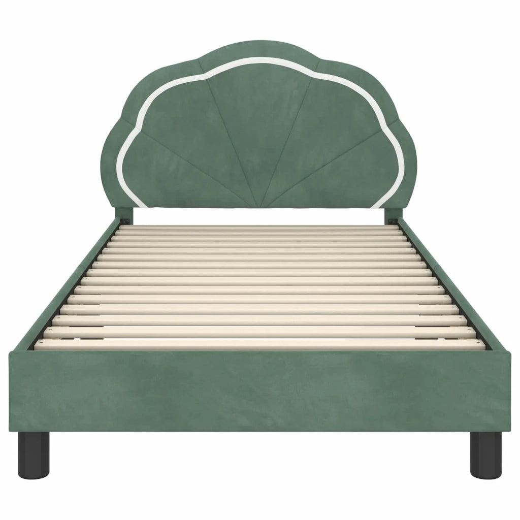 Struttura letto bambini con testata-Giroletto per bambini Verde Mare 90 x 200 cm 215110
