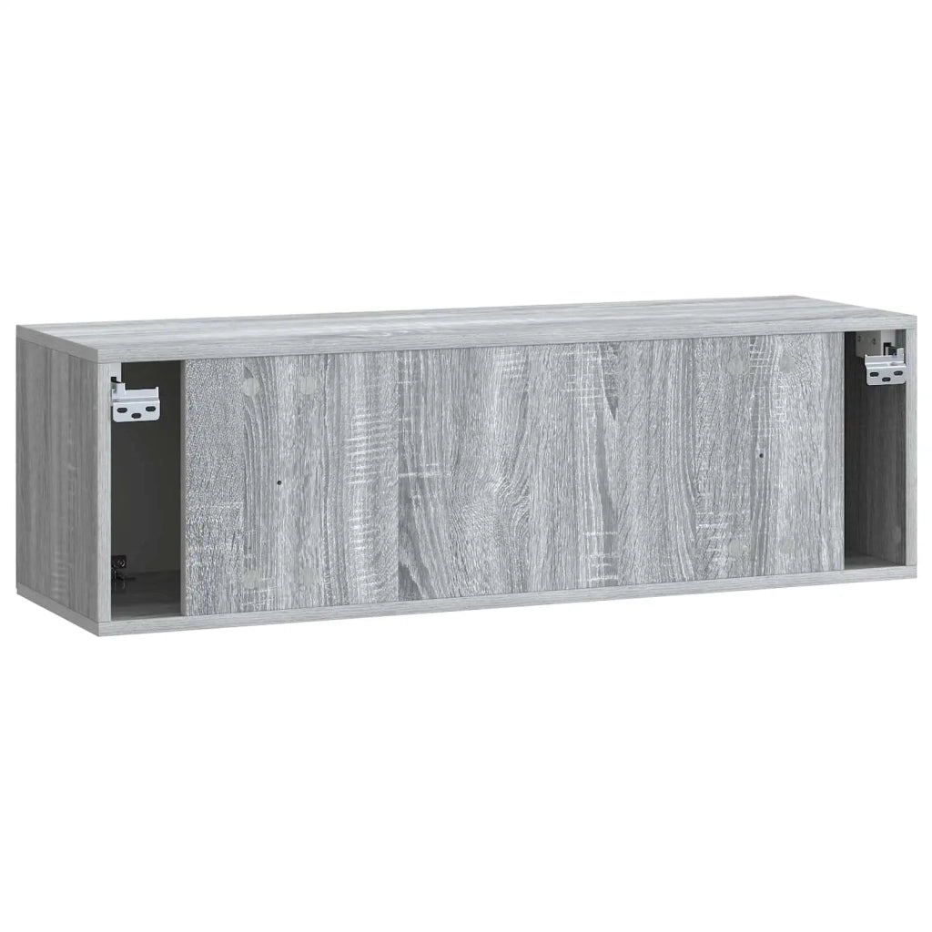 Mobile Porta TV da Muro-Credenza per TV sospesa Grigio Sonoma 98 x 31 x 30 cm 991579