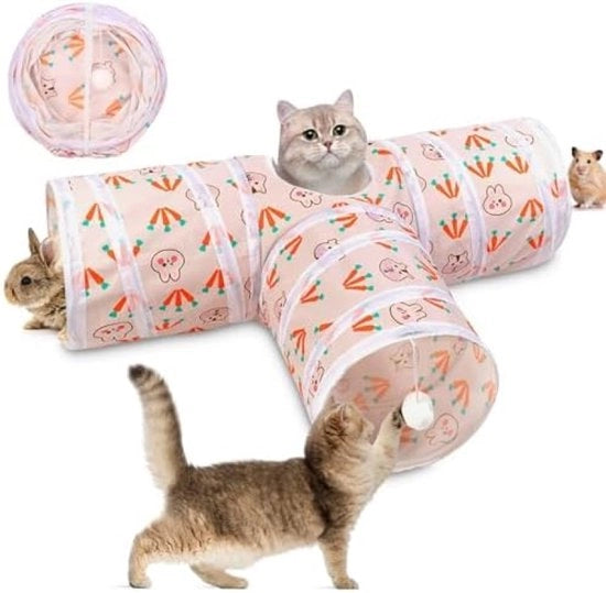 Tunnel per Animali con Forma a T Raffreddabile e Opaca