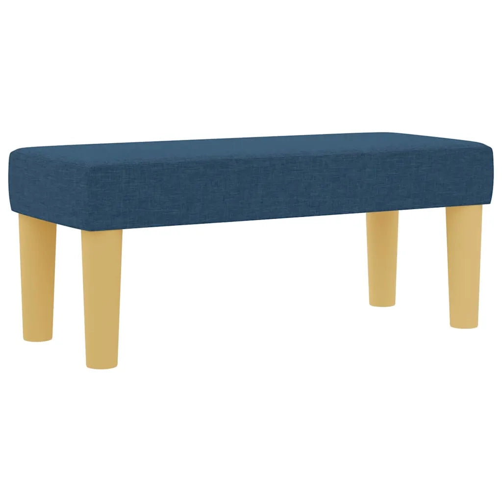 Letto a molle con materasso Blu 90 x 200 cm Tessuto 3344274