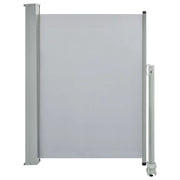 Tenda da sole laterale retrattile/schermo privacy per patio giardino terrazza balcone 100 x 300 cm grigio 02_0007178