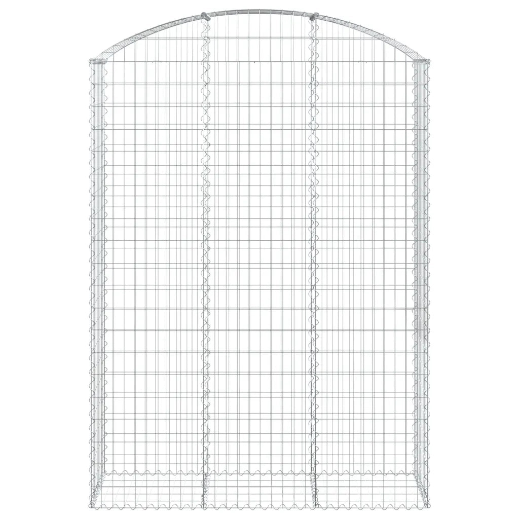 Cesto Gabbione ad Arco 150x50x200/220 cm Ferro Zincato 153460