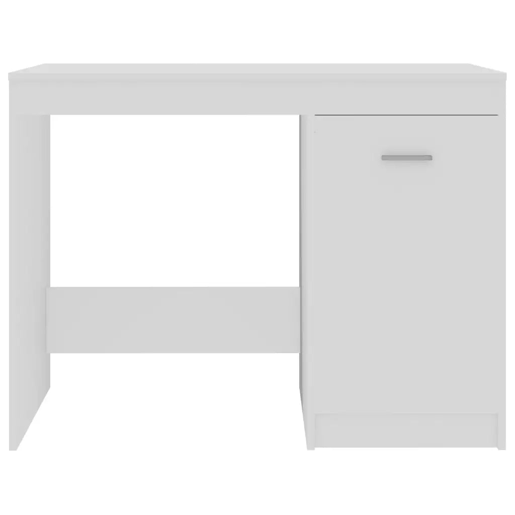 Scrivania Bianca 100x50x76 cm in Legno Multistrato 801796