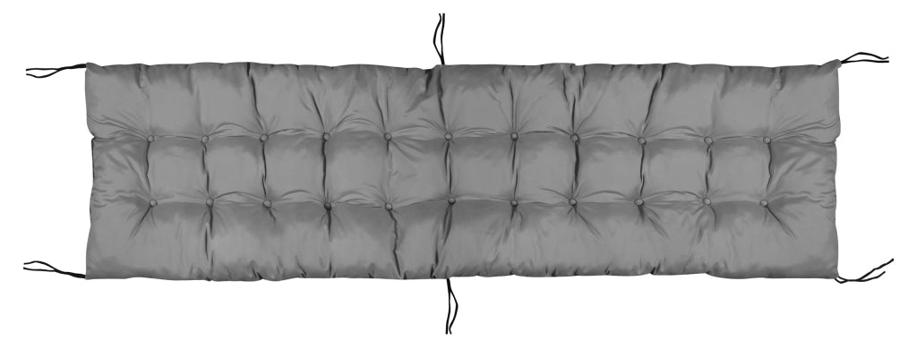 Cuscino da giardino AIO FACTORY 165x50 cm grigio impermeabile per sedia a sdraio