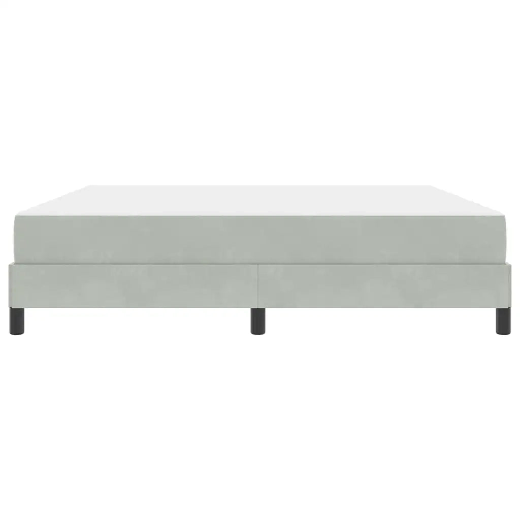 Letto a molle con materasso Grigio chiaro 180 x 200 cm Tessuto 3398707