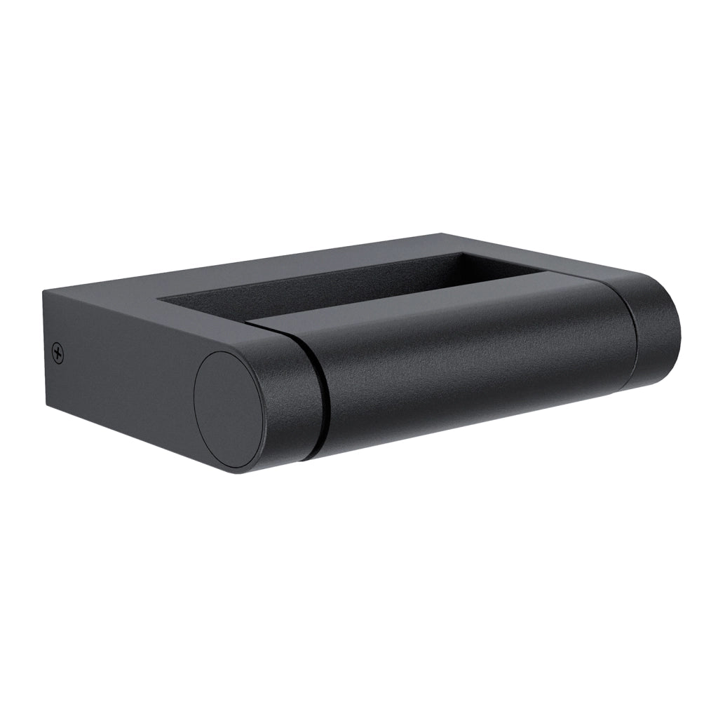 Applique Esterno Contemporanea Brianza Alluminio Nero Led