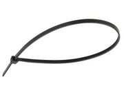 FASCETTA A STRAPPO PER CABLAGGIO mm 2,5 x  200 pz 100 - nero  - MADE IN ITALY