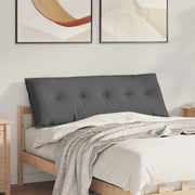 Cuscino per Schiena Grigio scuro 140 x 19 x 50 cm Tessuto 42014831