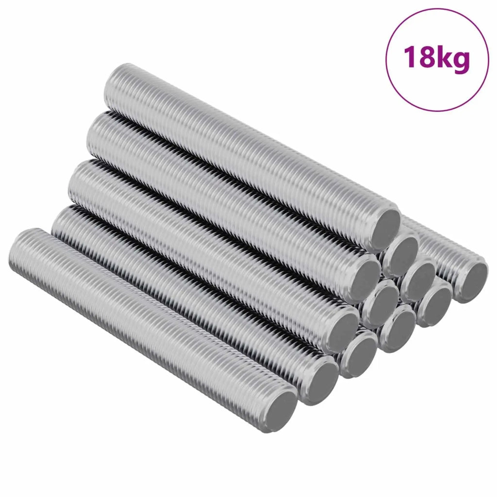 Asta Filettata 1000 pcs Argento Acciaio 864444