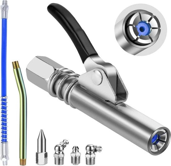 Pistola a 12000 PSI con connessione rapida Blaaspunt a un solo mano G-koppeling - connessione mondstuk per tubi a tappo per gomma a tappo