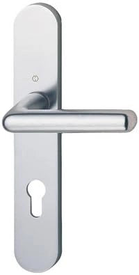 Set di maniglie per porta, cortina, colore: argento