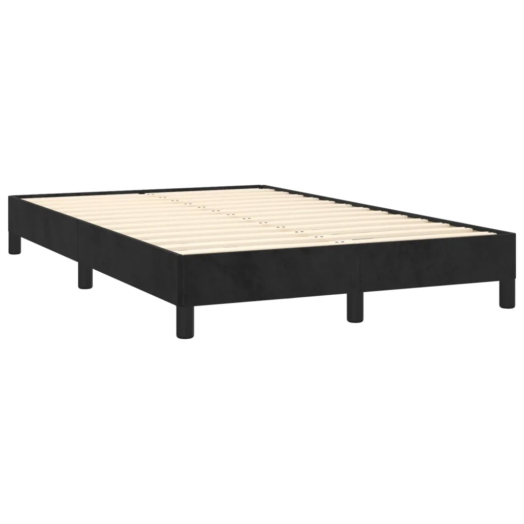 Giroletto senza Materasso Nero 120x200 cm Velluto 346966