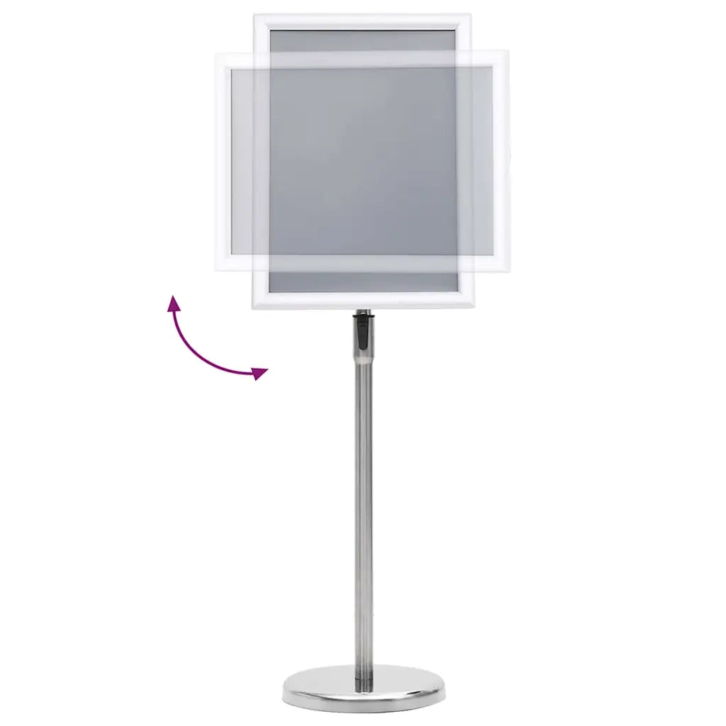 Supporti per poster 2 pcs Argento 45 x 32,7 x 108 cm Alluminio 3385632