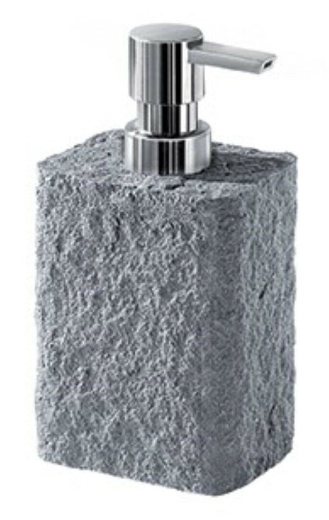 Dosasapone Aries Grigio Pompetta Cromato - Gedy