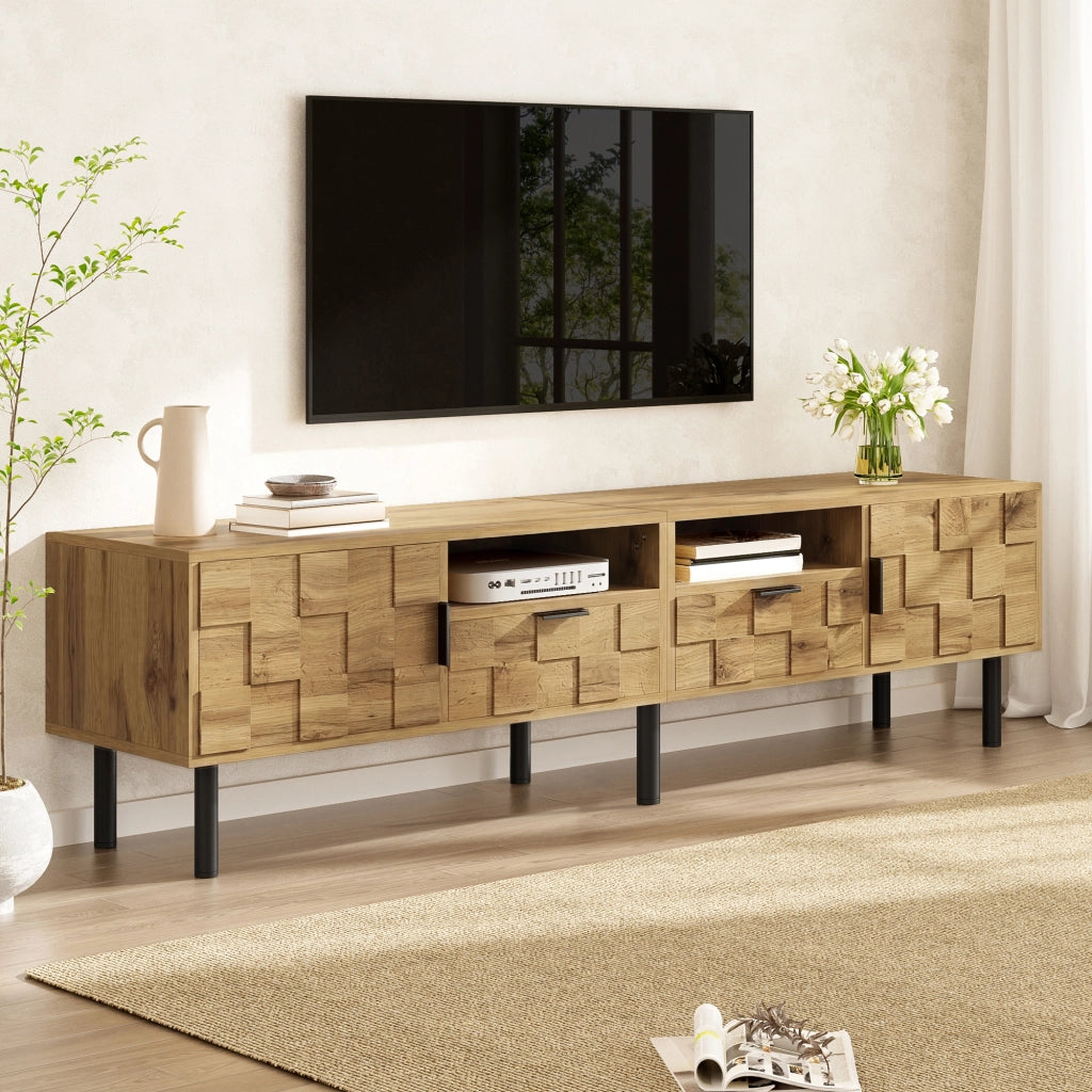 TV-Schrank Natural; Spanplatte; 160 cm